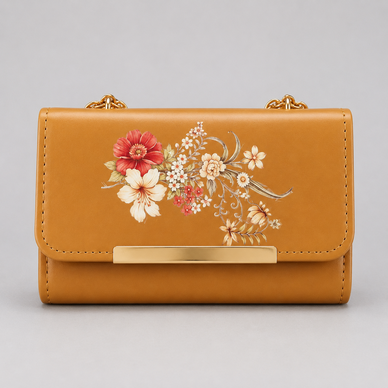 Floral Clutch Bag